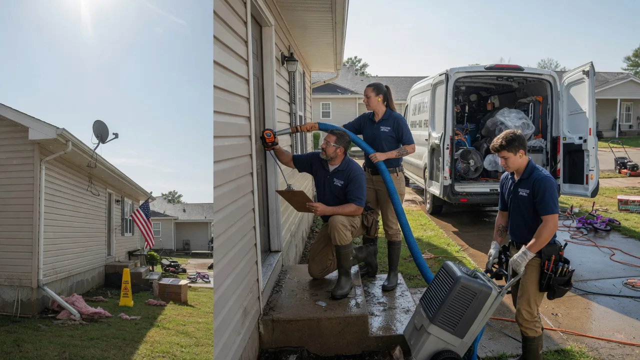 Ceiling Water Damage Restoration in Racine, WV near me
